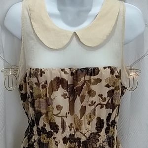 Fire 🔥 Los Angeles Crinkle Chiffon Tank Dress